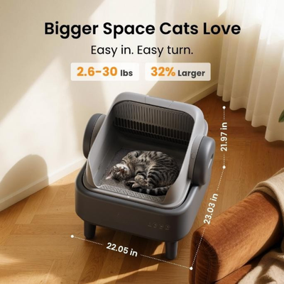 Self-Cleaning Litter Box Pro Max